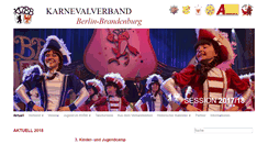 Desktop Screenshot of kvb-b.de